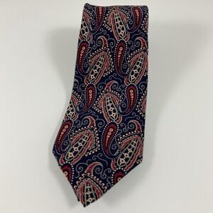 POLO RALPH LAUREN Vintage 80's Men's Necktie Paisley Made in USA 100% SILK‎